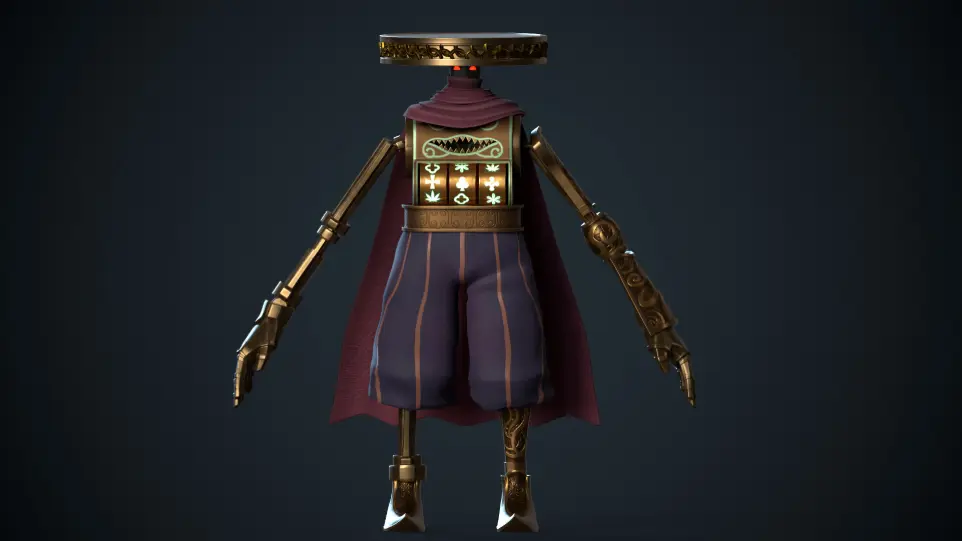 stylized character