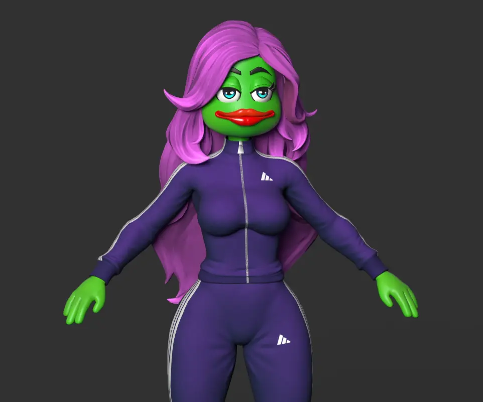 stylized character