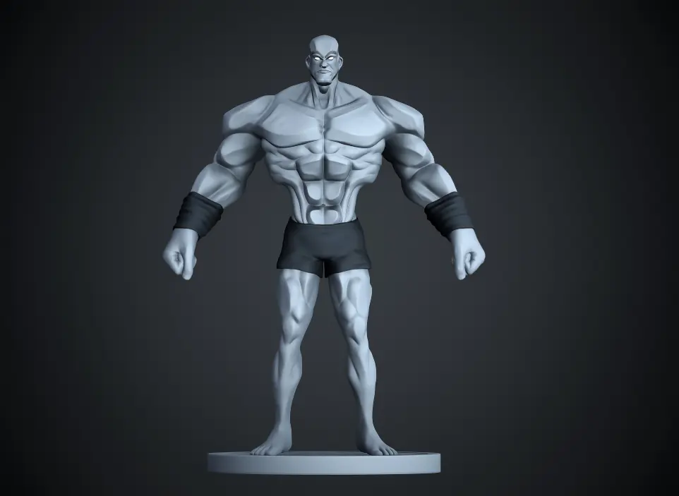 stylized character
