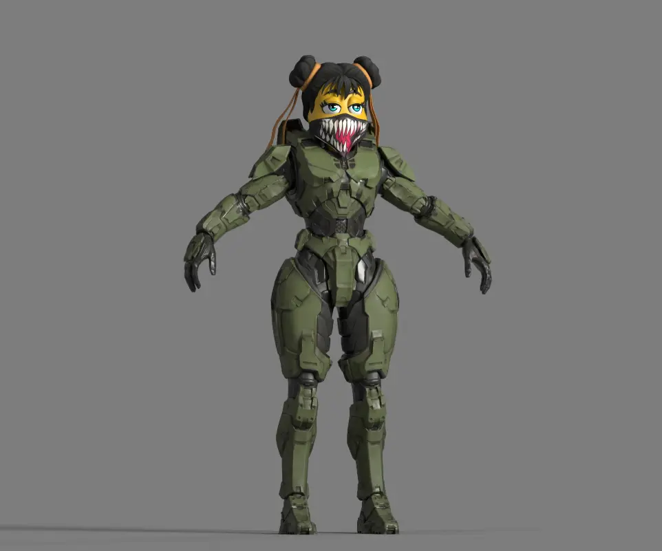 stylized character