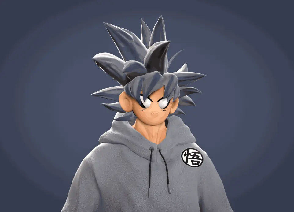 stylized character
