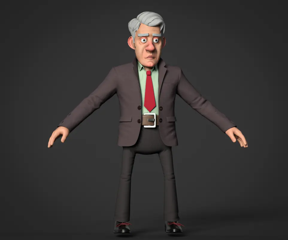 stylized character