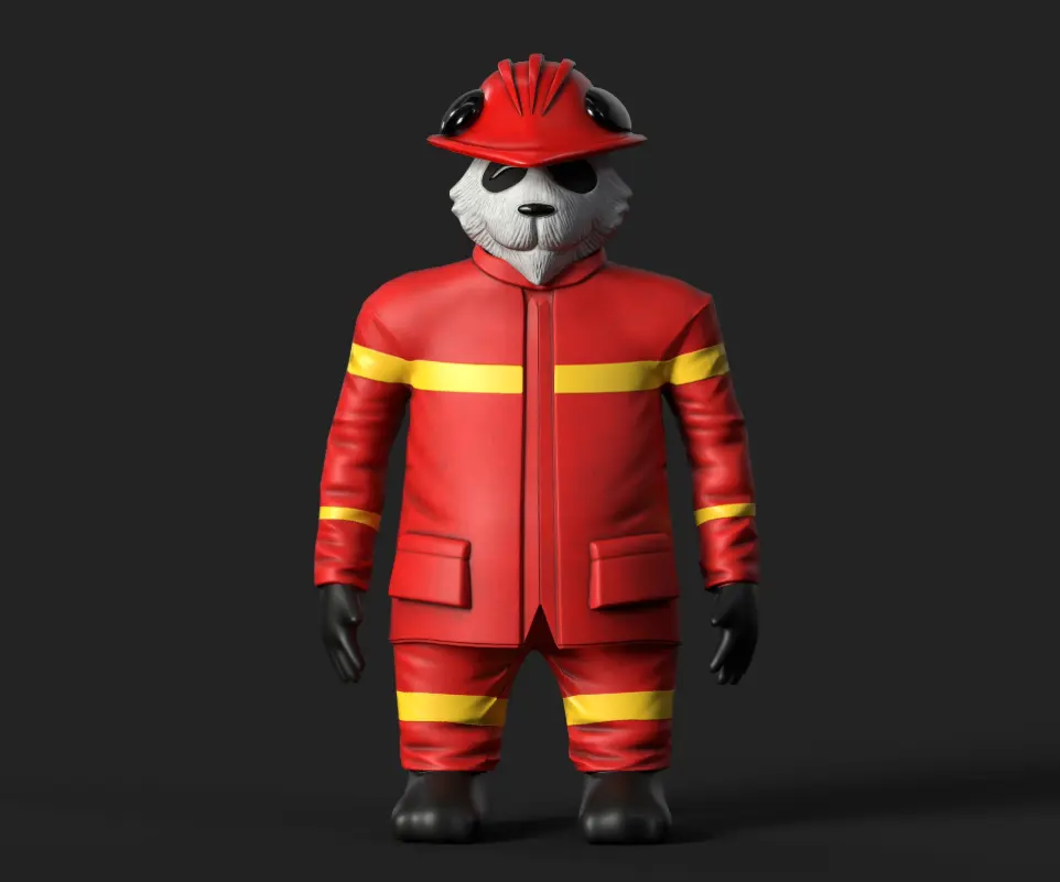 stylized character